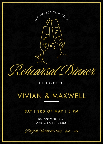 Rehearsal Dinner