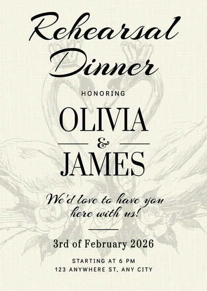Rehearsal Dinner