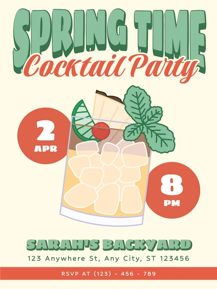 Spring Time Cocktail Party