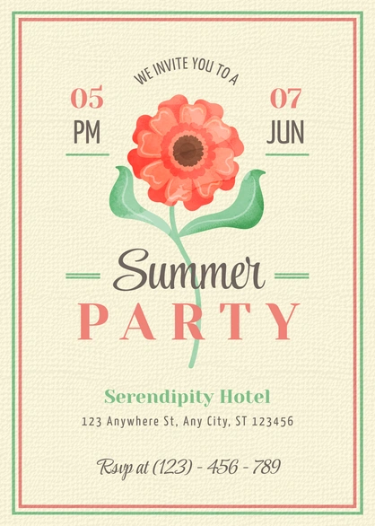 Invitation to a Summer Party