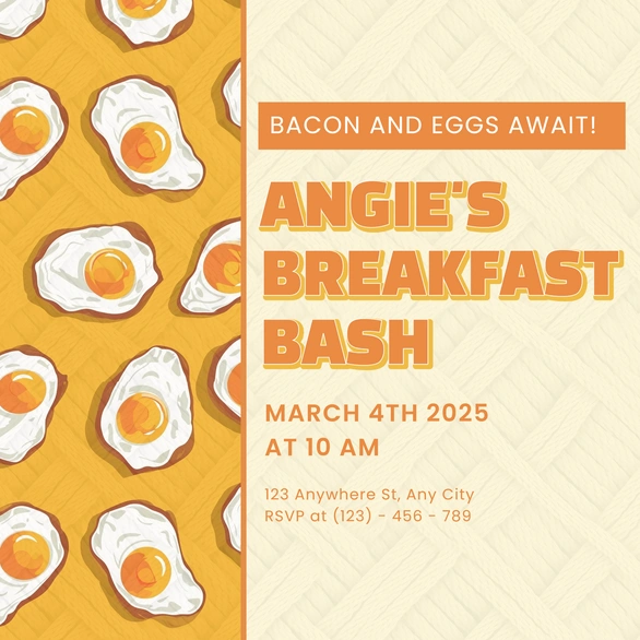 Breakfast Event Invitation