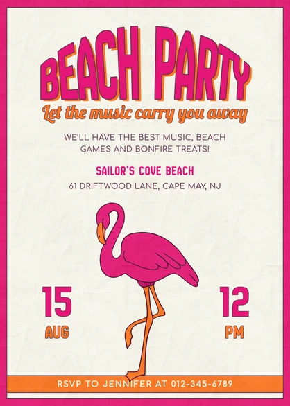Beach Party Event
