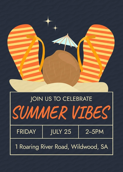 Summer Party Invitation