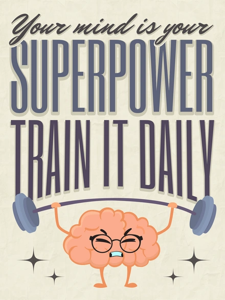 Brain lifting weights