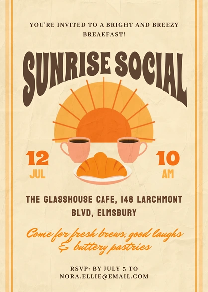 Social Gathering Invitation
