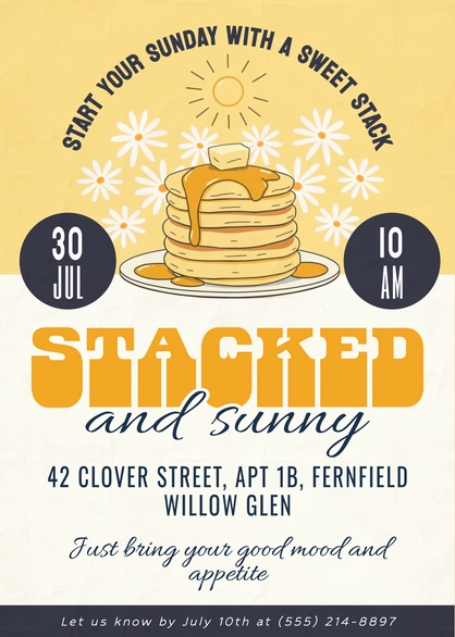Pancake Breakfast Event