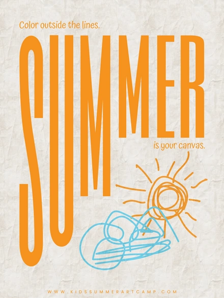 Promotion for Summer Art Camp