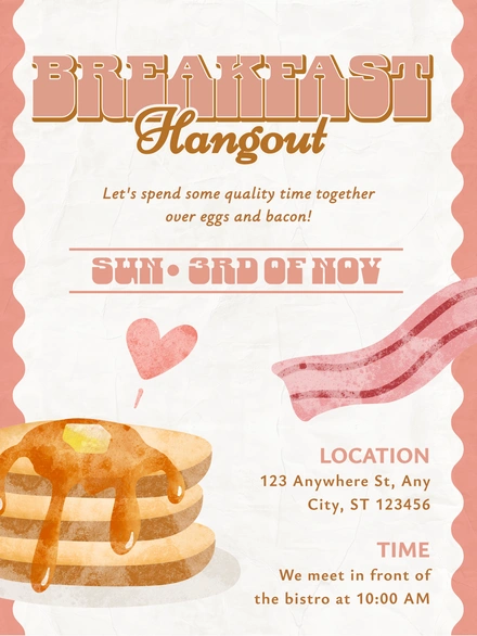 Invitation to Breakfast Event