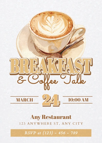 Coffee Talk Invitation