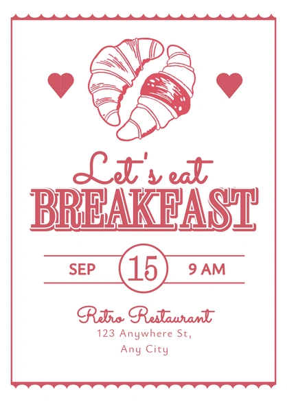 Breakfast Invitation