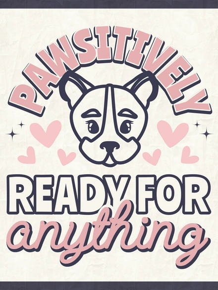 Motivational Pet Illustration