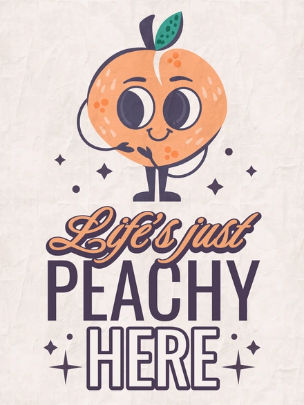 Peach Illustration