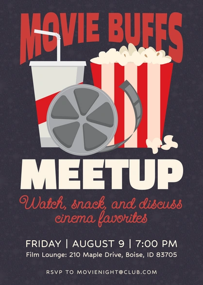 Movie Meetup Invitation