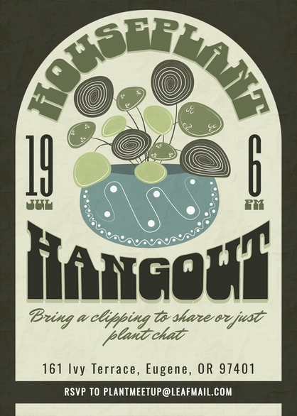Plant Meetup Invitation