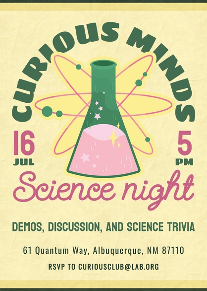 Curious Minds Science Night