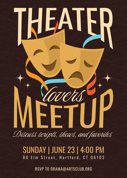 Theater Meetup Invitation