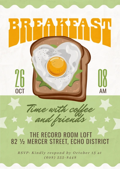 Breakfast Event Invitation