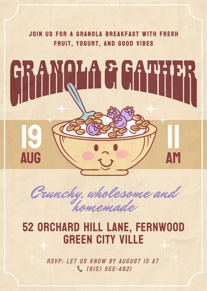 Granola Breakfast Gathering