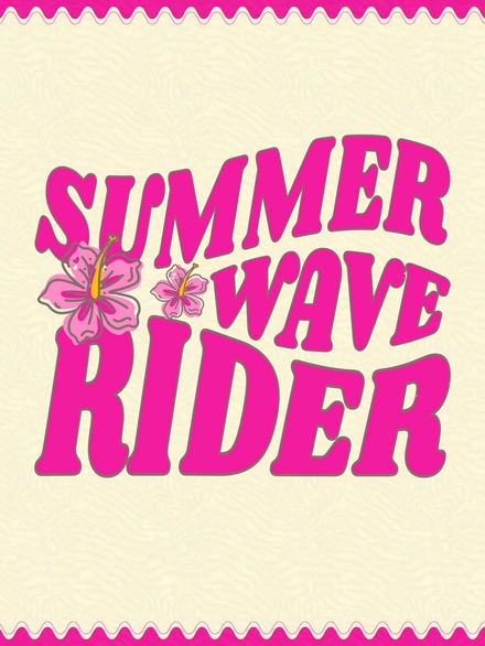 Typography with Floral Design