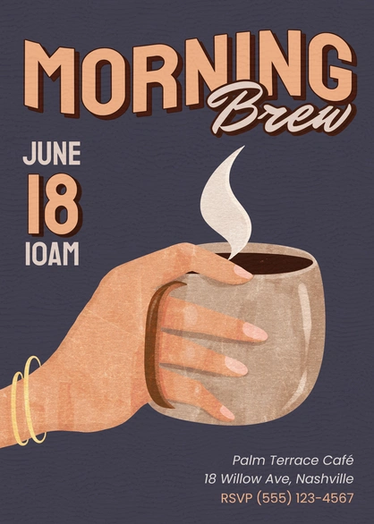 Coffee Event Invitation