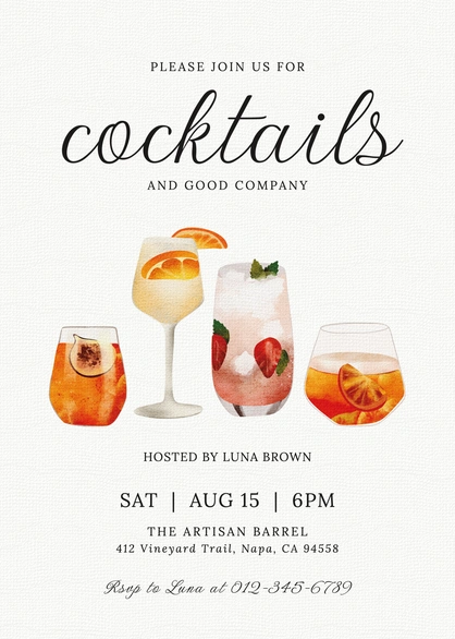 Cocktail Party Invitation