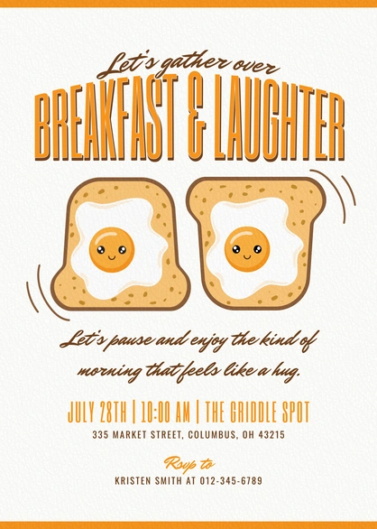 Invitation to Breakfast Event