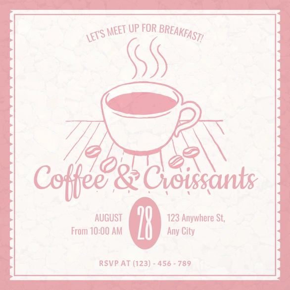 Coffee Meetup Invitation