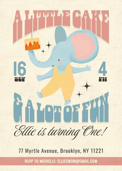 Child's Birthday Invitation