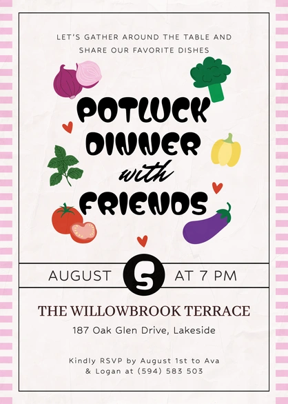 Potluck Dinner with Friends
