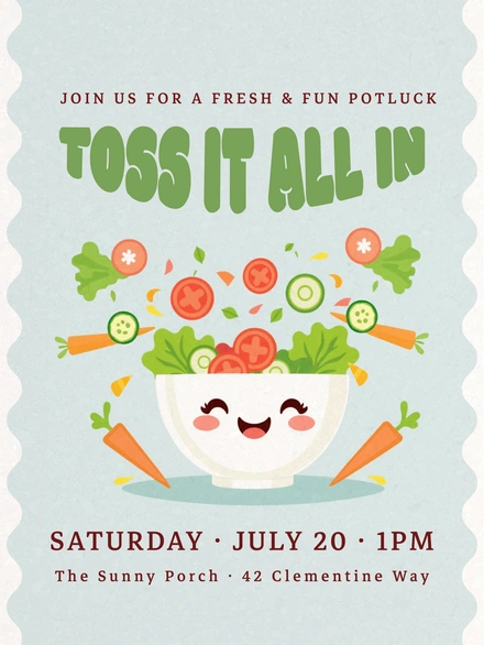 Potluck Invitation