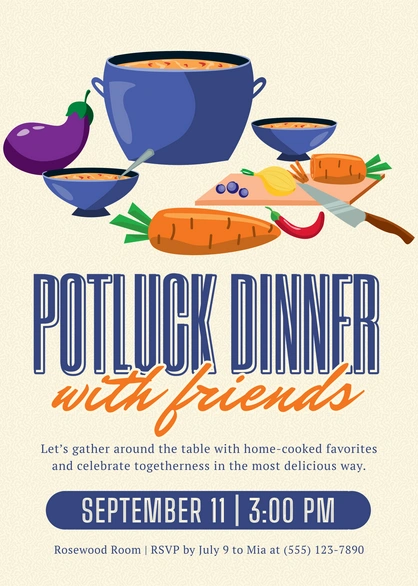 Potluck Dinner Event