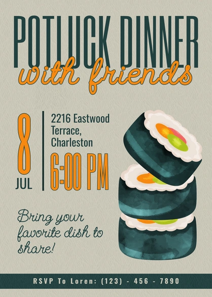 Potluck Dinner