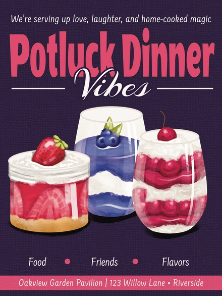 Potluck Dinner Invitation