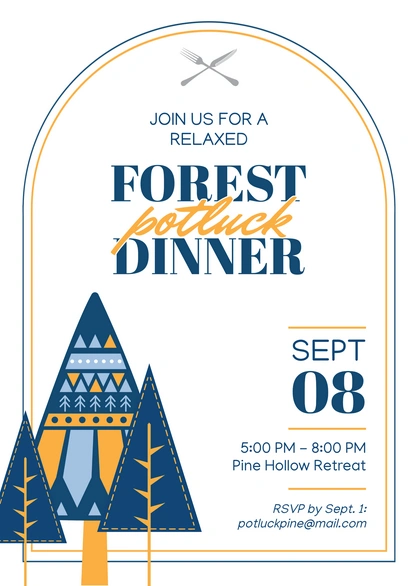 Potluck Dinner Event