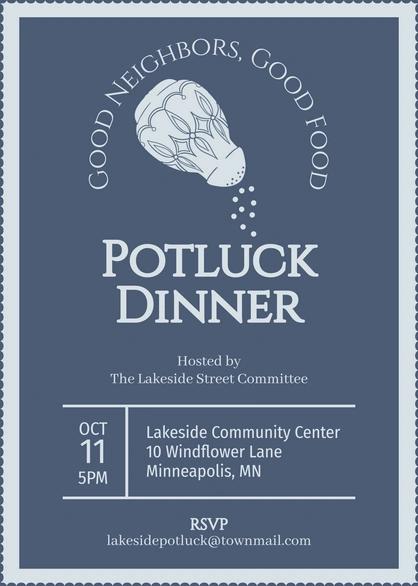 Potluck Dinner