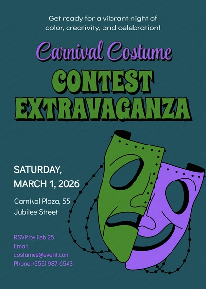Carnival Event Invitation