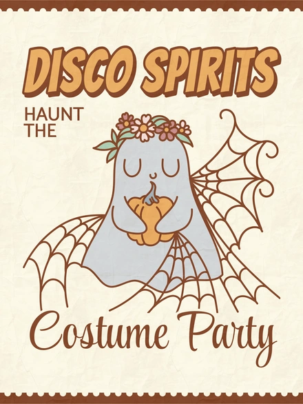 Invitation for a costume party