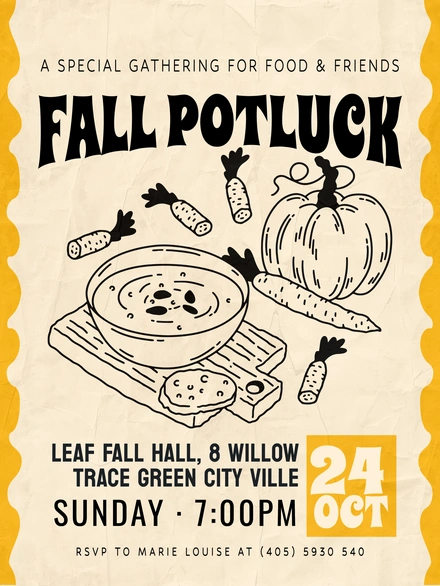 Fall Potluck Event