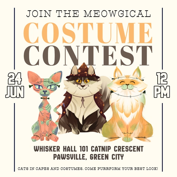 Costume Contest for Cats