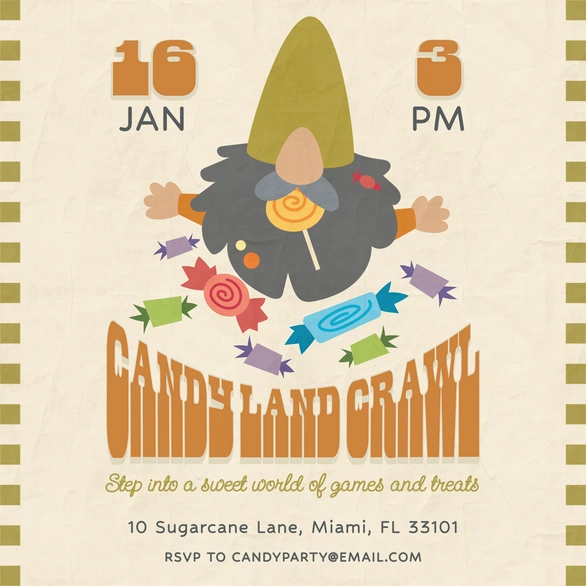 Candy Land Crawl Event