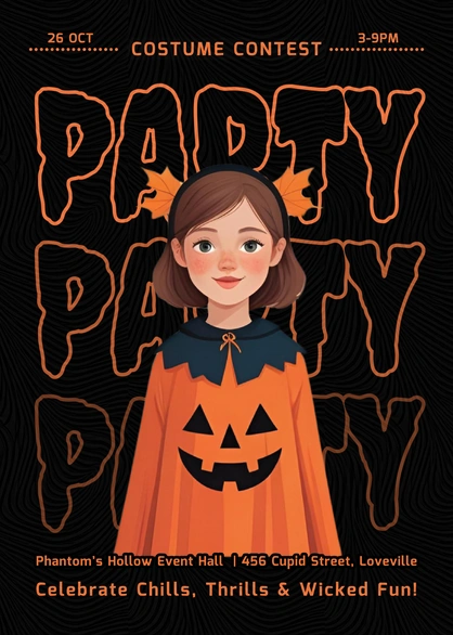 Halloween Party Announcement