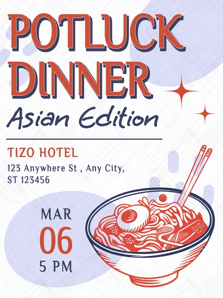 Potluck Dinner Invitation