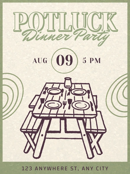 Potluck Dinner Event