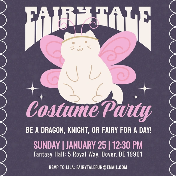 Costume Party Invitation