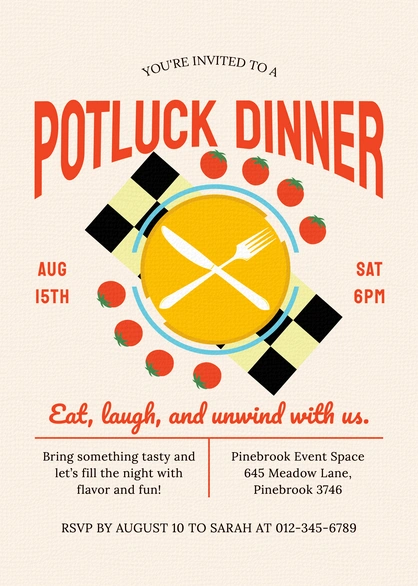 Potluck Dinner
