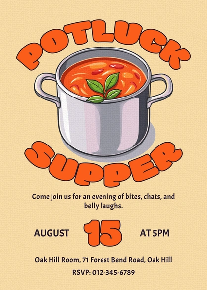Community Potluck Event