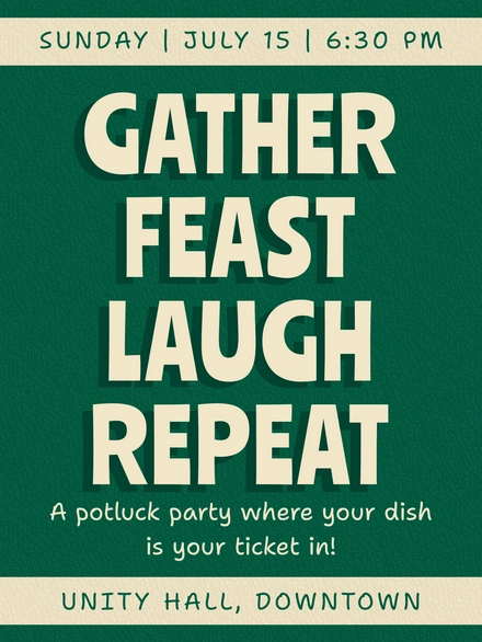 Potluck Party