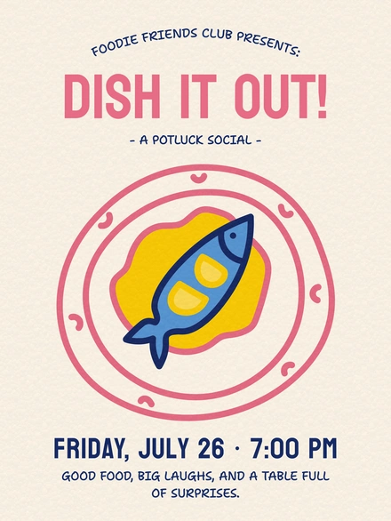 Potluck Social Event
