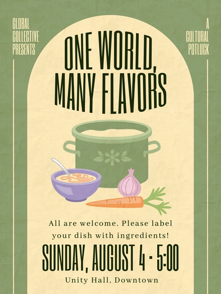 Cultural Potluck Event