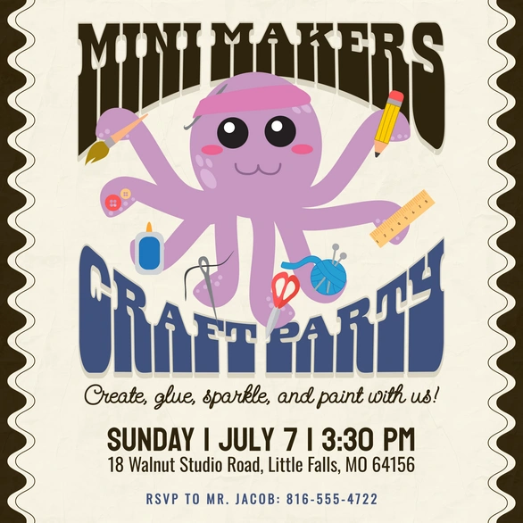 Craft Party for Kids